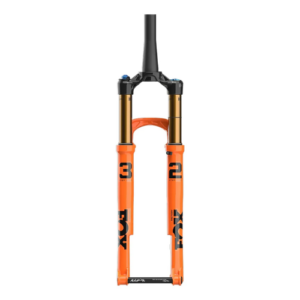 SUSPENSÃO FOX 32 KASHIMA FACTORY GRIP SL 100MM (2025) DOURADO/LARANJA